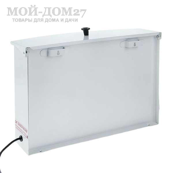 Водонагреватель Акватекс для дачи 17 л. | Мой-Дом27 | Объём: 20 л, полезный объём: 17 л. 
Номинальная мощность - 1,25 кВт
Номинальное напряжение - 220 В
Время воды от 15 до 65С - 30 мин